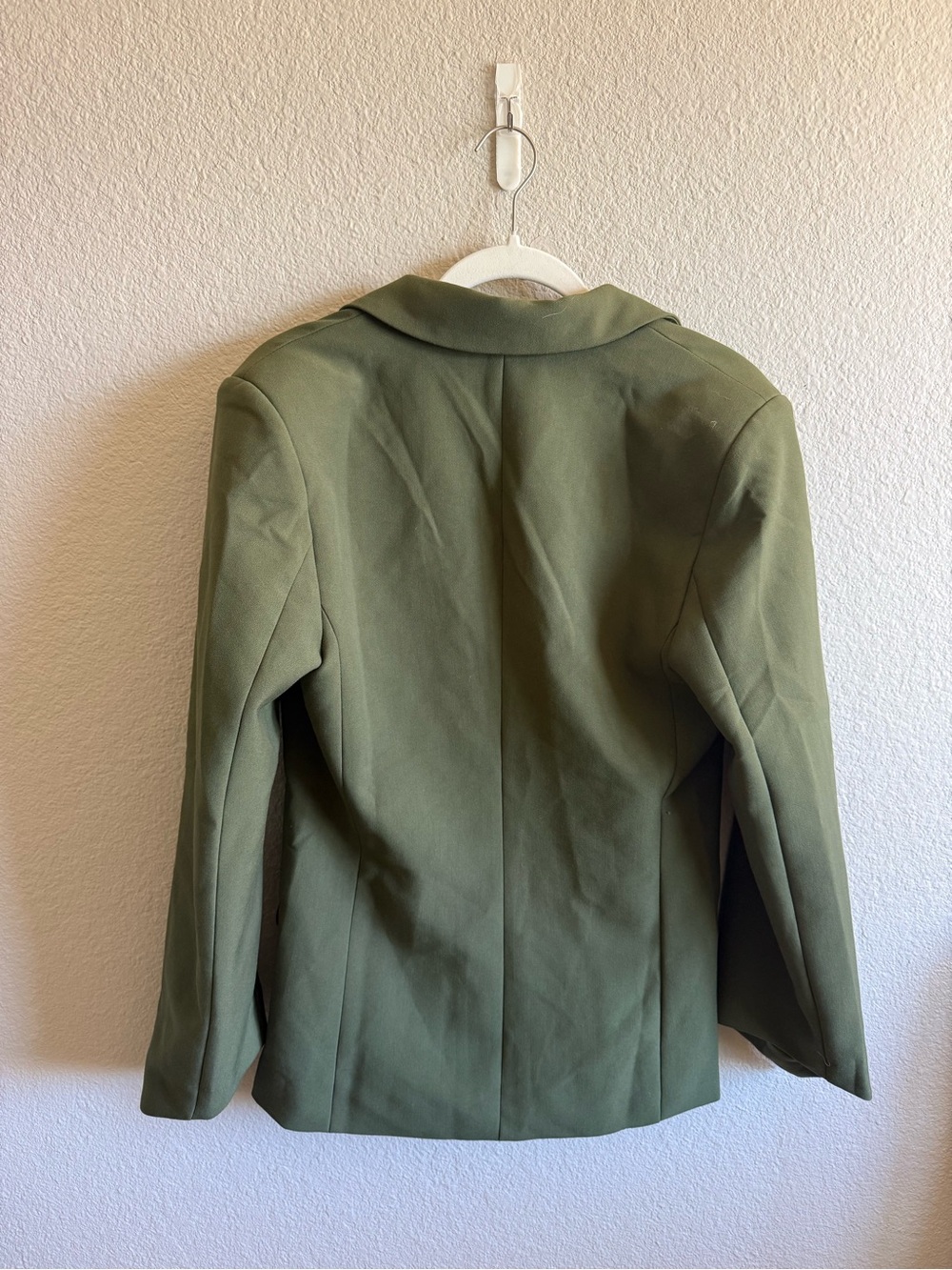 NWT Odd Muse The Ultimate Muse Blazer Olive Green Oversized Jacket Size Medium - Picture 9 of 10